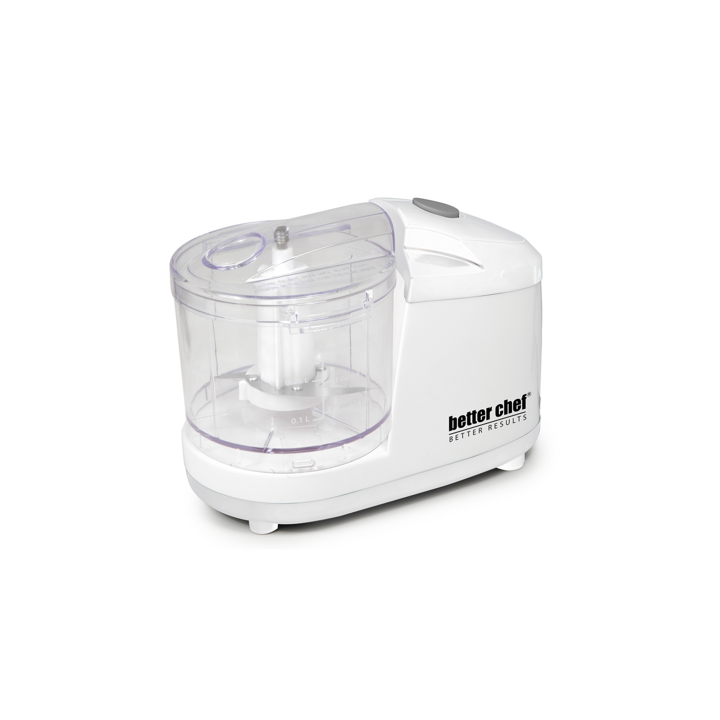 Better Chef Compact Chopper - 1.5-Cup - White