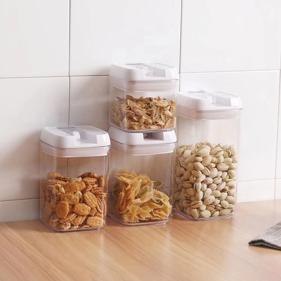 Square Canister With Lid 2.3L 36PCS/CTN
