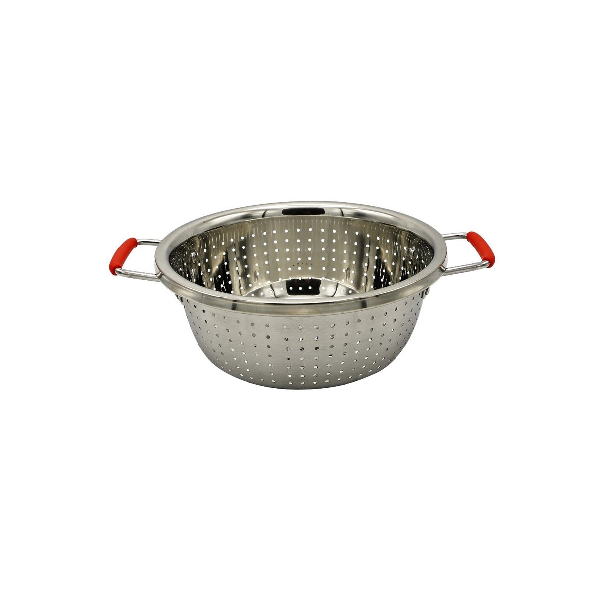 Colander S/S 32cm Polished - w/Silicon Handles 30PC/CASE