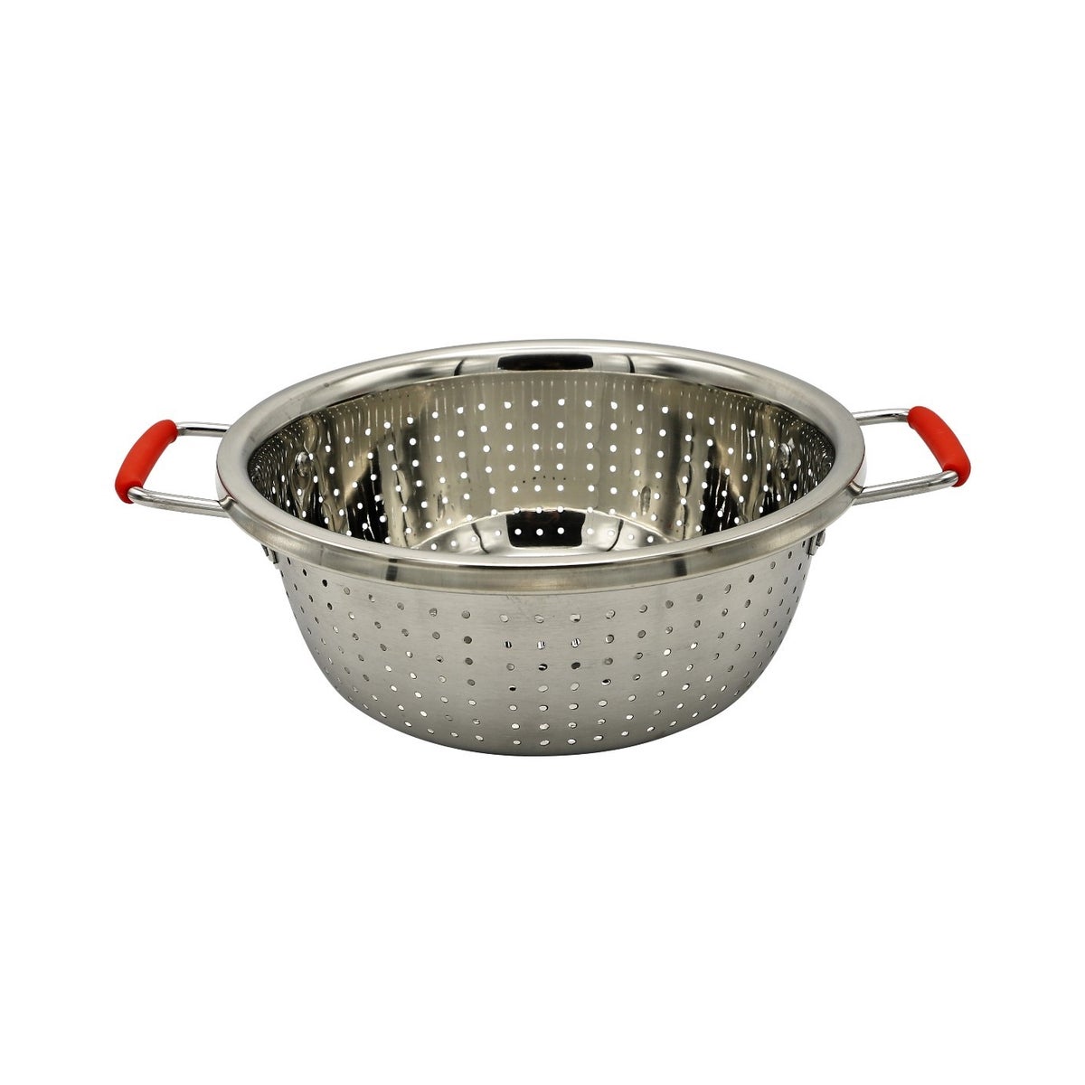 Colander S/S 36cm Polished - w/Silicon Handles 30PC/CASE