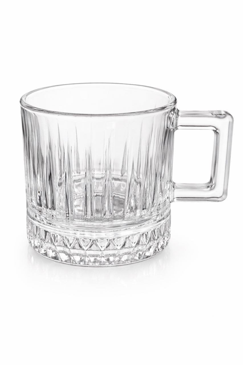 8 oz, 6 Pcs Glass Cup Set – 8 Set/Ctn