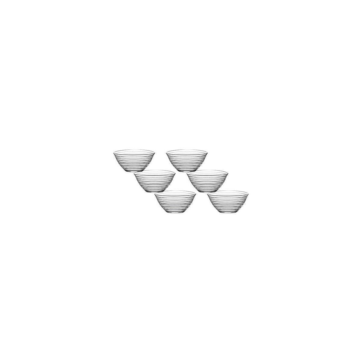 Gem Bowl Glass 6pc Set 2.5oz
