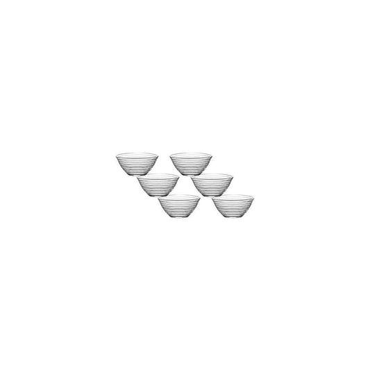 Gem Bowl Glass 6pc Set 2.5oz