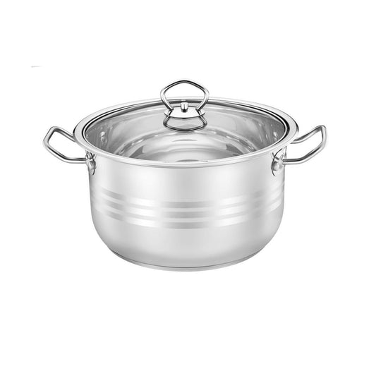 Cooking Pot Stainless Steel 22cm 5QT